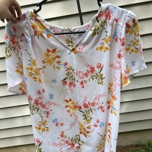 Floral Liz Claiborne Blouse